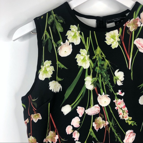 SOLD Victoria Beckham for Target Floral A Line Dress - Picture 3 of 8
